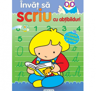 Invat sa scriu cu abtibilduri_Girasol 74958