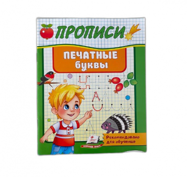 Прописи Печатные буквы 60143