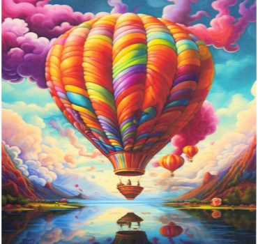 Бриллиантовая мозаика «Воздушный шар» (40×50) 75499