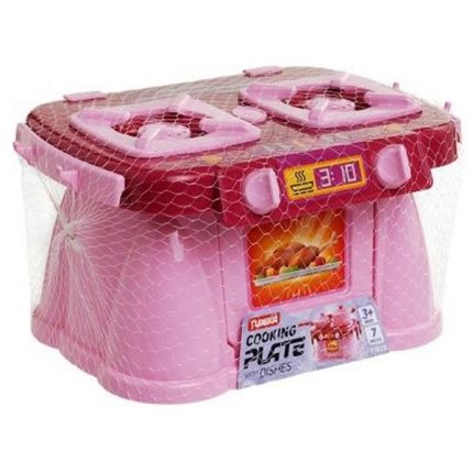 Набор посуды Cooking Plate 7 шт розовый (пакет) – 48 722
