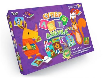 Детская игра ( Лото + Алфавит ) 15 135