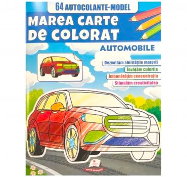 Marea cartea de colorat+autocol_Automobile 45994