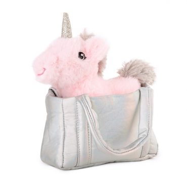 Мягкая игрушка Единорог в серой сумке 24 cm - 0.13 kg -  67887