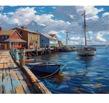 Бриллиантовая мозаика «Морская» (40×50) 75498