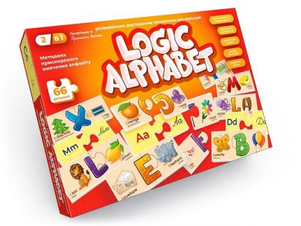 Настольная игра Logic Alphabet анг/рус. 35750
