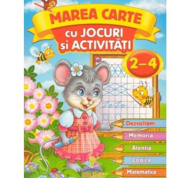 Большая книга игр и активностей 2-4 49079