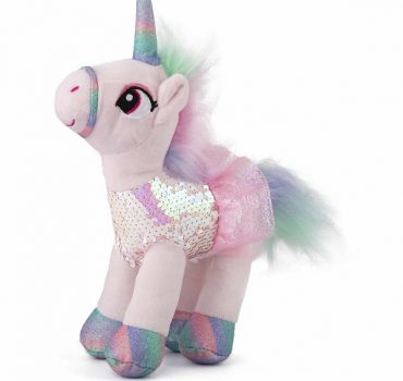 Мягкая игрушка Единорог в платье с блестками - розовый  20 cm - 0.095 kg -  67890