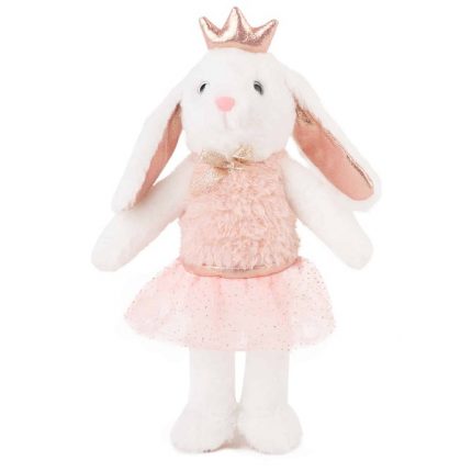 Мягкая игрушка Животные с платьем и короной с блестками Зайка  27 cm - 0.18 kg -  68064