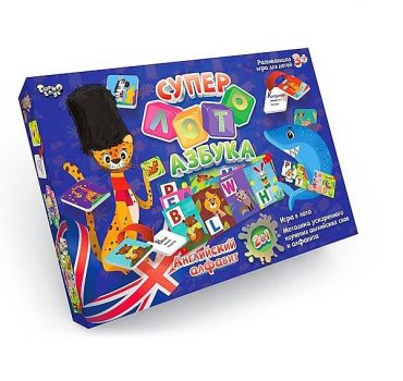 Игра для детей: Лото + Русско-английский алфавит 35736