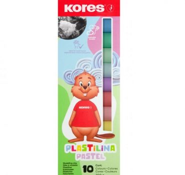 Пластилин Kores 10 цветов PASTEL 54982
