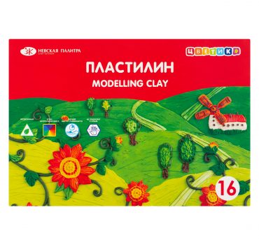 Пластилин Tvetic 12 цветов 48128