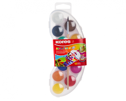 Акварель Kores 12 кул (мини) 25 295