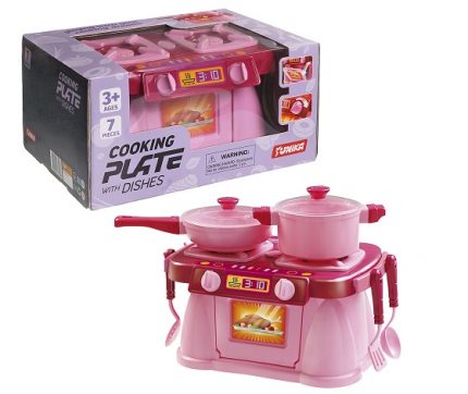 Набор посуды Cooking Plate (7 шт) розовый (коробка) – 43 942