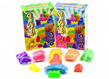 Кинетический песок ( KIDSAND ), 600 гр. коробка упаковка 22953