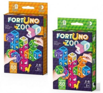 Настольная игра Фортуно 3D ZOO 35741