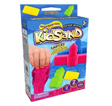 Кинетический песок ( KIDSAND ), 200 гр. коробка упаковка 22973